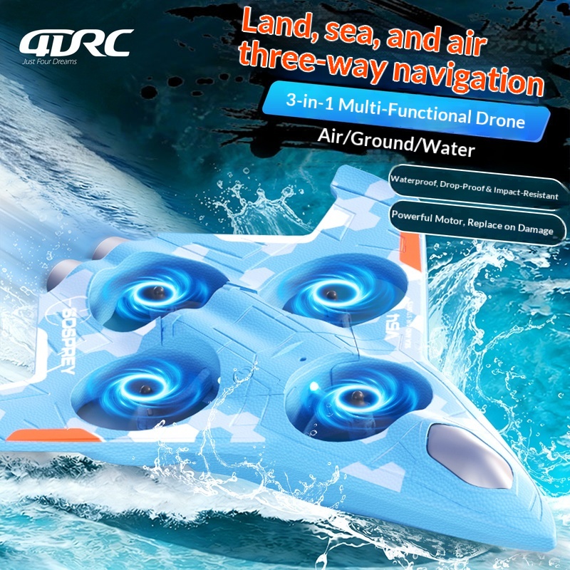 Rc Drone And Flying Car - Sosprey 3 em 1 Drone RC
