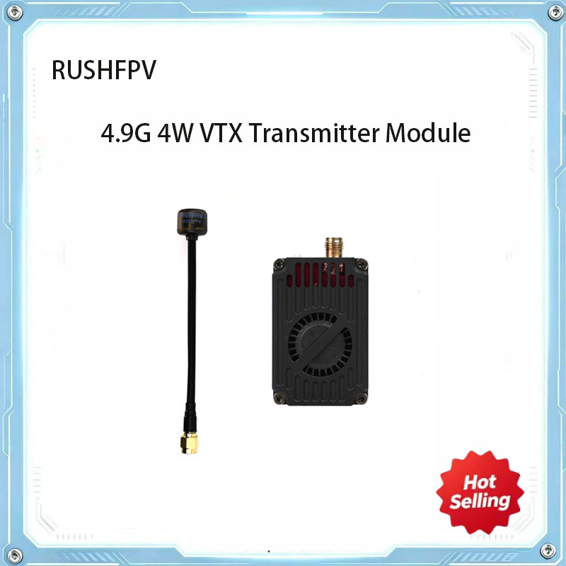Drone Rc Control - RUSHFPV 4.9GHz 4W VTX Módulo Transmissor