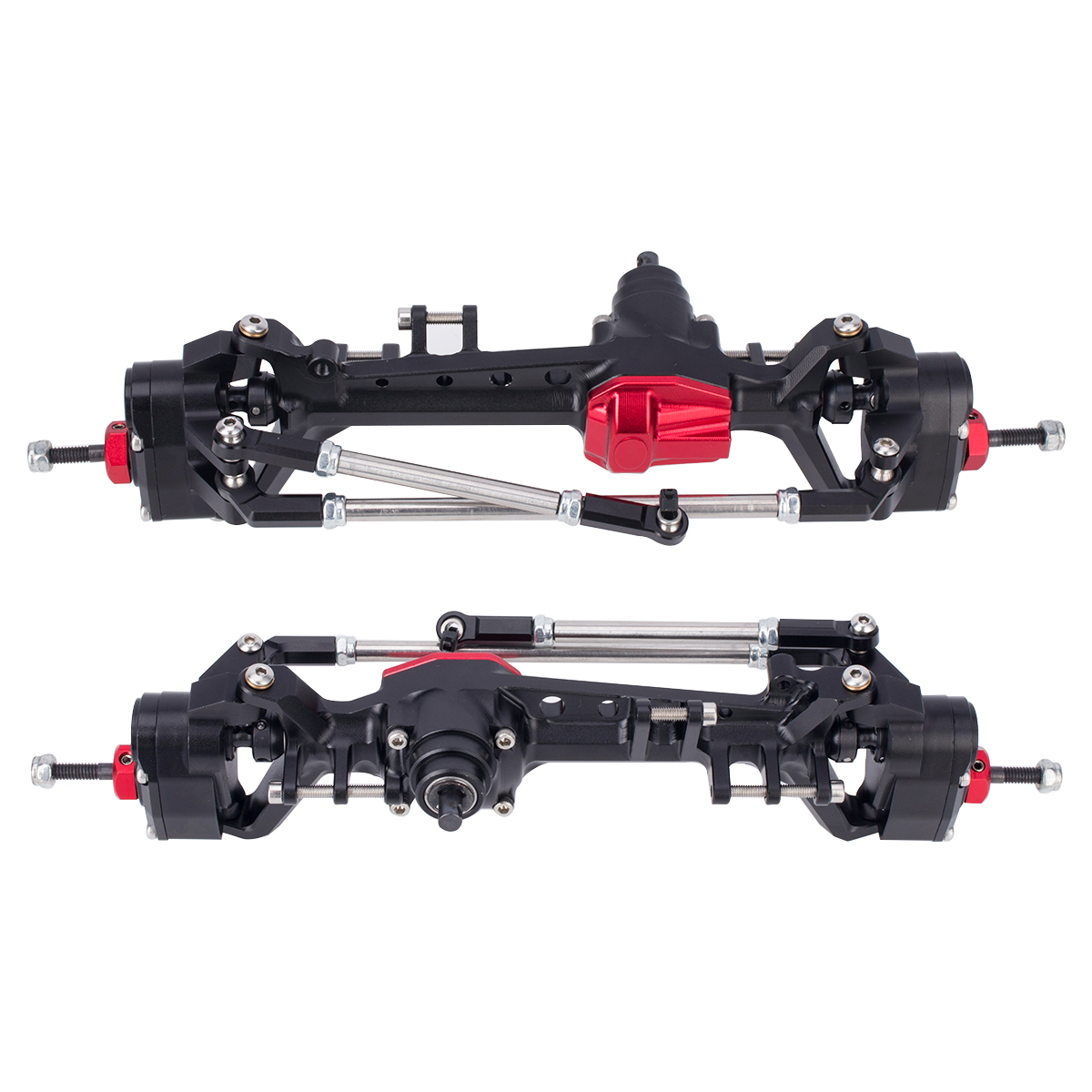 Rc Crawler Axle Parts - Eixo portal traseiro dianteiro de alumínio