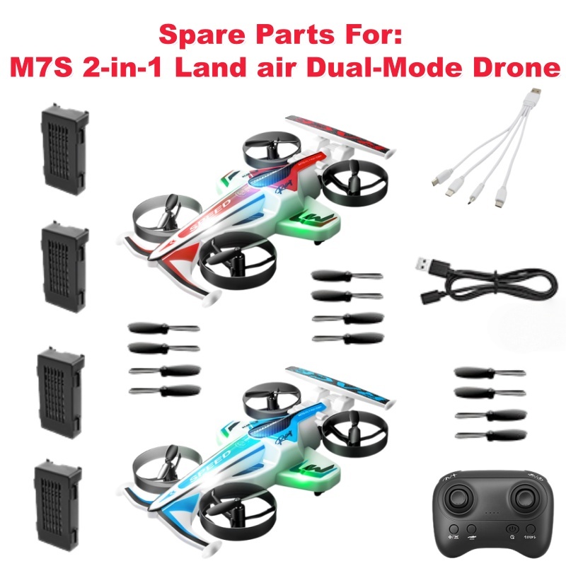 Rc Drone And Flying Car - Drone Carro Voador RC M7S Modo