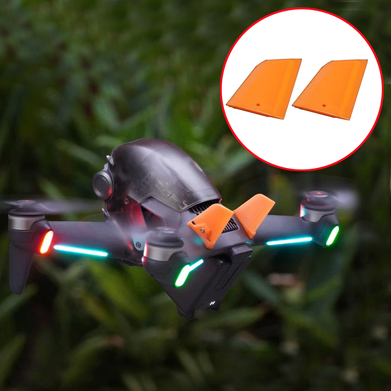 3D Printed Drone Part - Asa traseira aerodinâmica de voo traseiro,