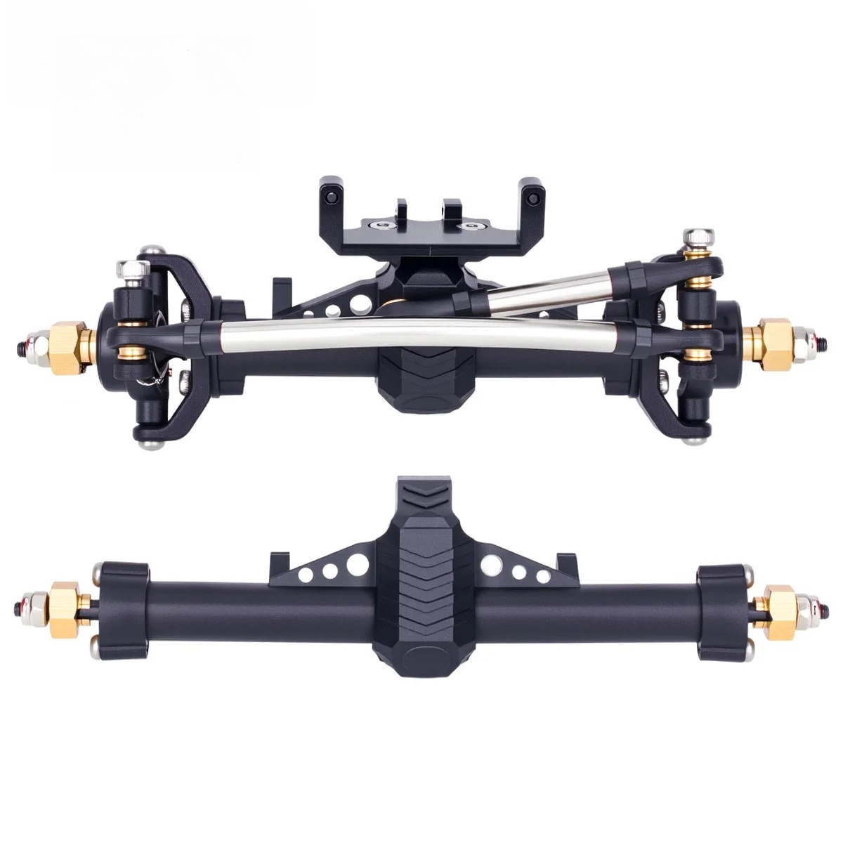 Rc Crawler Axle Parts - Conjunto de Eixos Dianteiro e Traseiro
