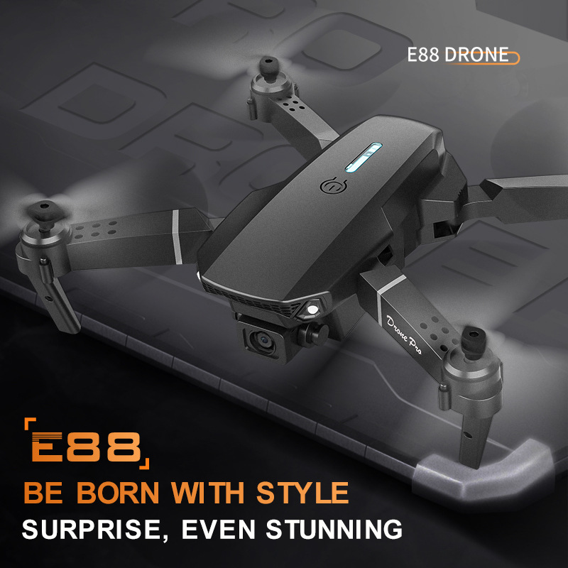 Drone Smart Rc Foldable - 2026 Profissional E88 Mini Quadricóptero RC