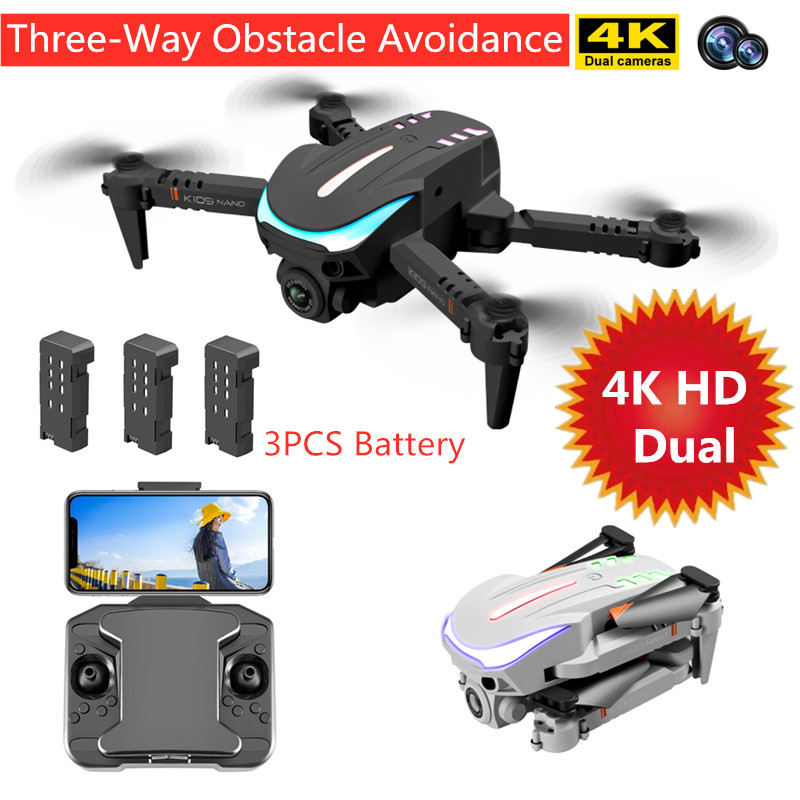 Drone Smart Rc Foldable - Evitar obstáculos de três vias dobrável