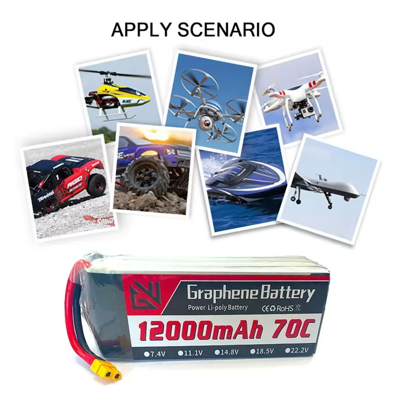 12000mAh 6S 22.2V 70C RC Lipo  - Drone Rc Game avaliação e preço
