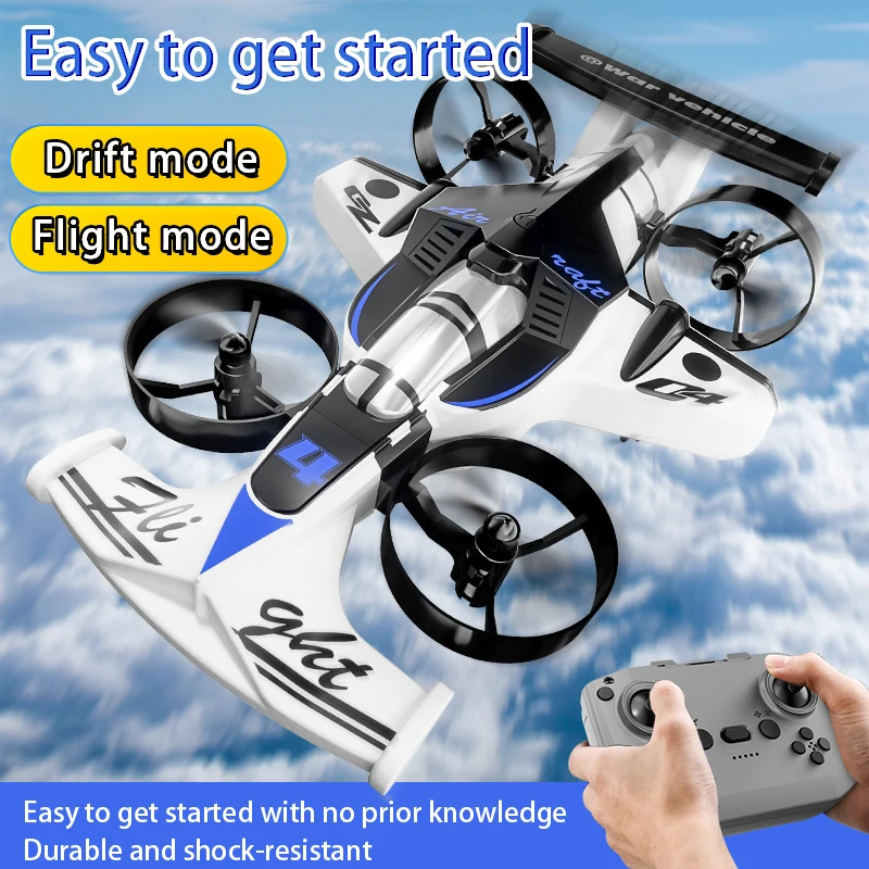 2 em 1 controle remoto quadcop - Rc Drone And Flying Car avaliação e preço