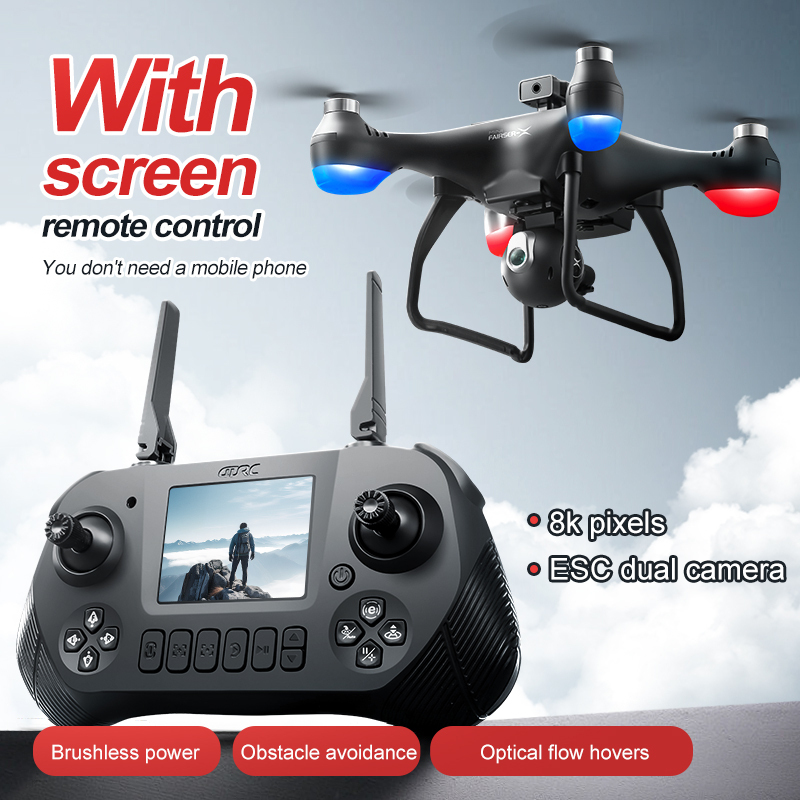 Drone RC com Tela Grande 8K, C - Drone Rc Control avaliação e preço
