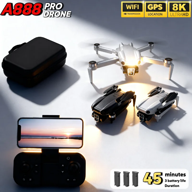 Drone RC A888 Dobrável com Câm - Drone Smart Rc Foldable avaliação e preço