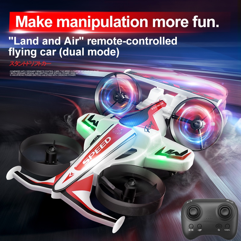 Carro Voador Elétrico 2 em 1 c - Rc Drone And Flying Car avaliação e preço
