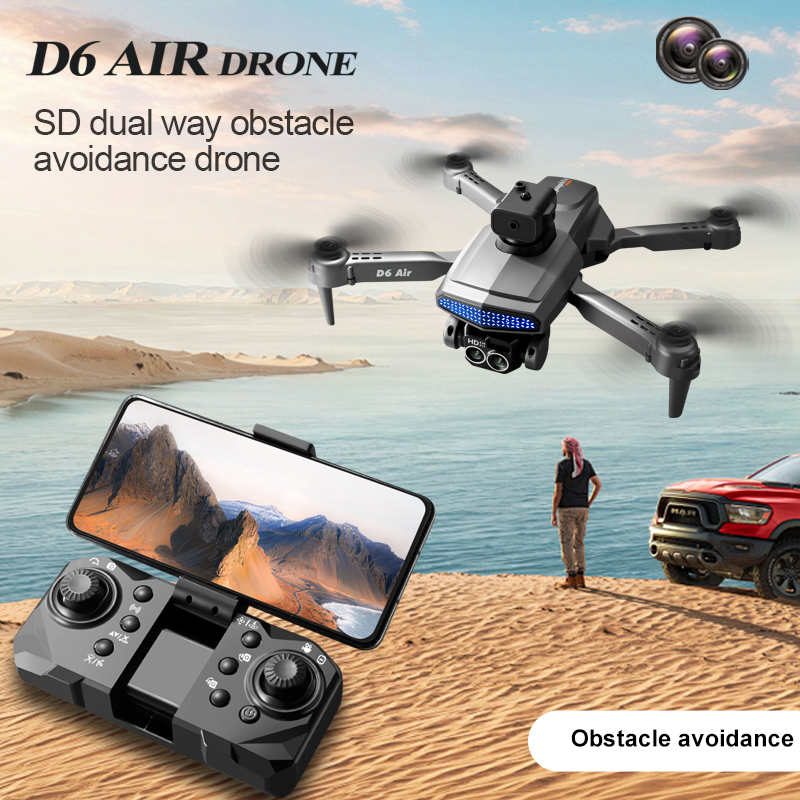 Drone D6 Air Smart Camera, dob - Drone Smart Rc Foldable avaliação e preço