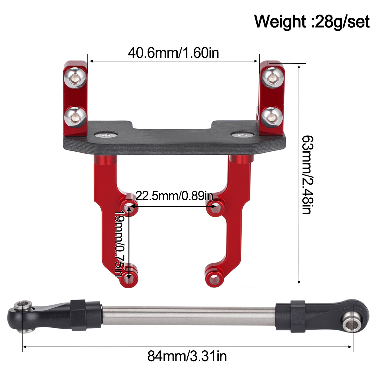 Base de Montagem de Servo em L - Rc Crawler Axle Parts avaliação e preço