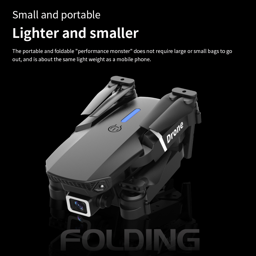 2026 Profissional E88 Mini Qua - Drone Smart Rc Foldable avaliação e preço