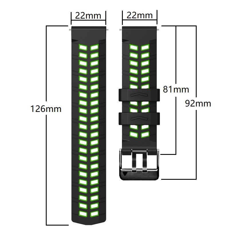 Pulseira de silicone de 22mm p - Drone Gt3 Rc avaliação e preço
