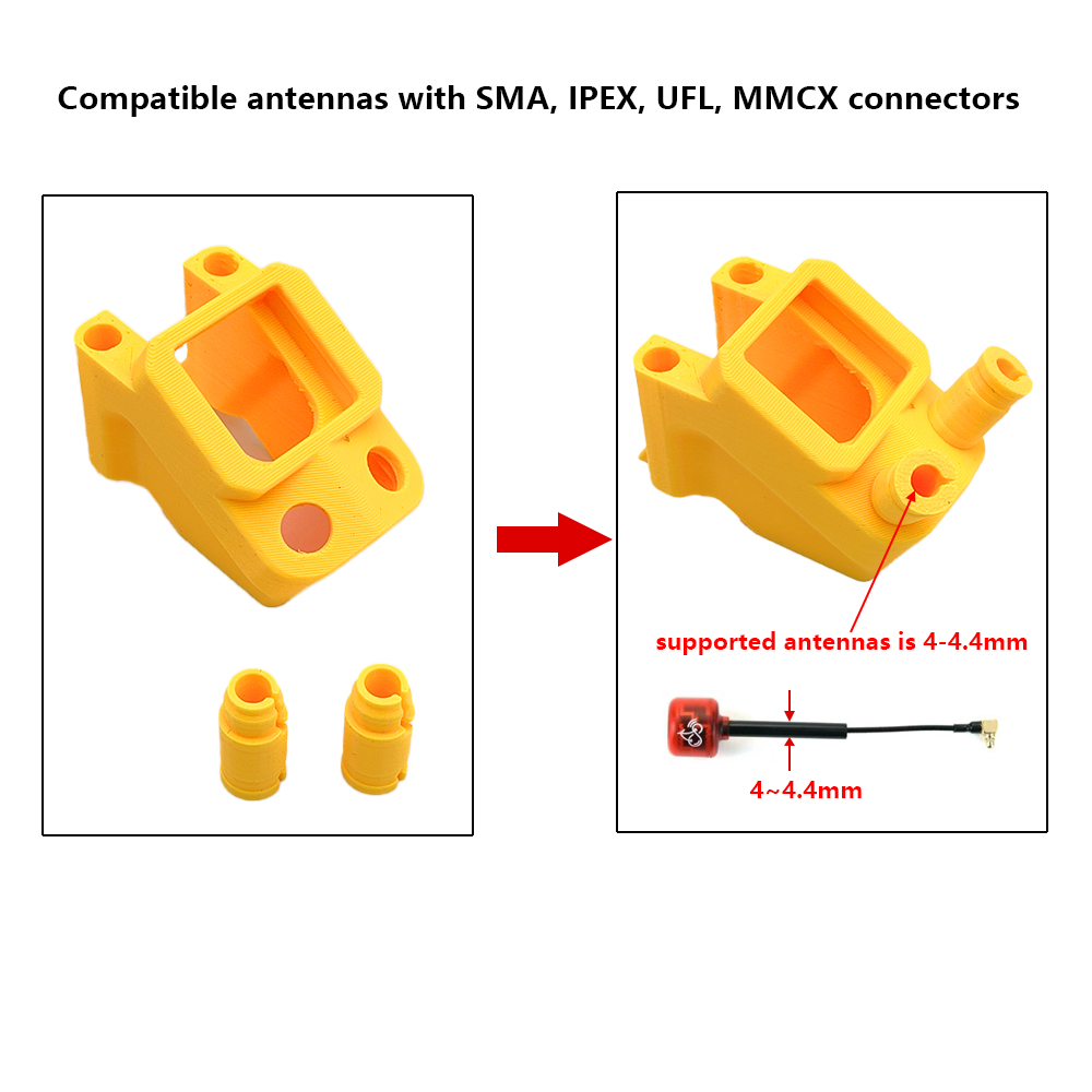 Suporte de TPU impresso em 3D  - 3D Printed Drone Part avaliação e preço